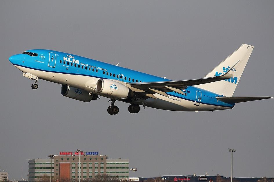 Eerste officiële vlucht van Airbus A321neo van KLM