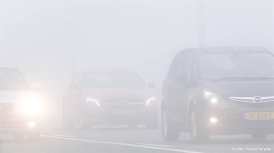 Mist: code geel in midden en westen van het land