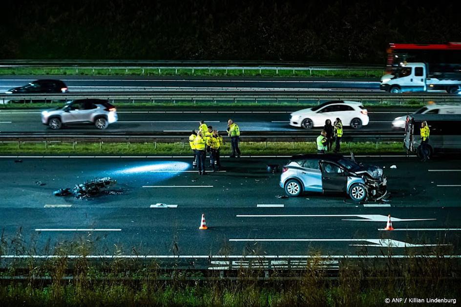 Dode door zwaar ongeluk op A16 bij Rotterdam