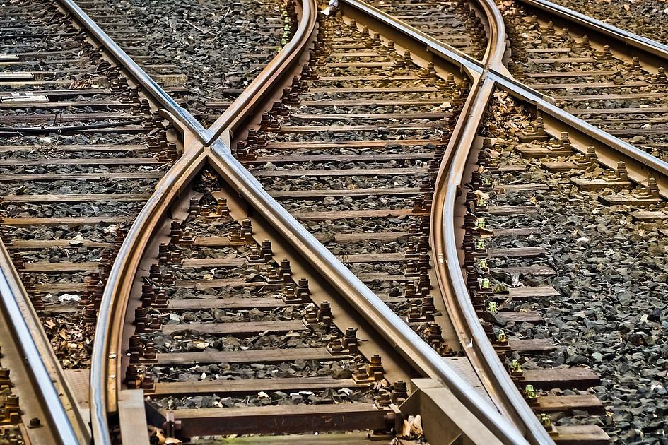 Werkzaamheden aan het spoor bij station Amersfoort