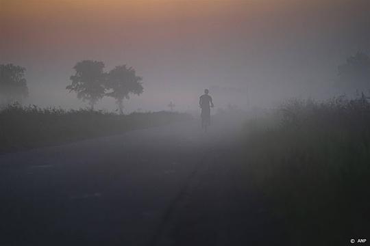 Code geel in Utrecht, Flevoland en Gelderland: plaatselijk dichte mist