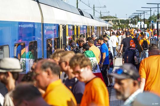 Weekend F1: elke vijf minuten trein naar Zandvoort